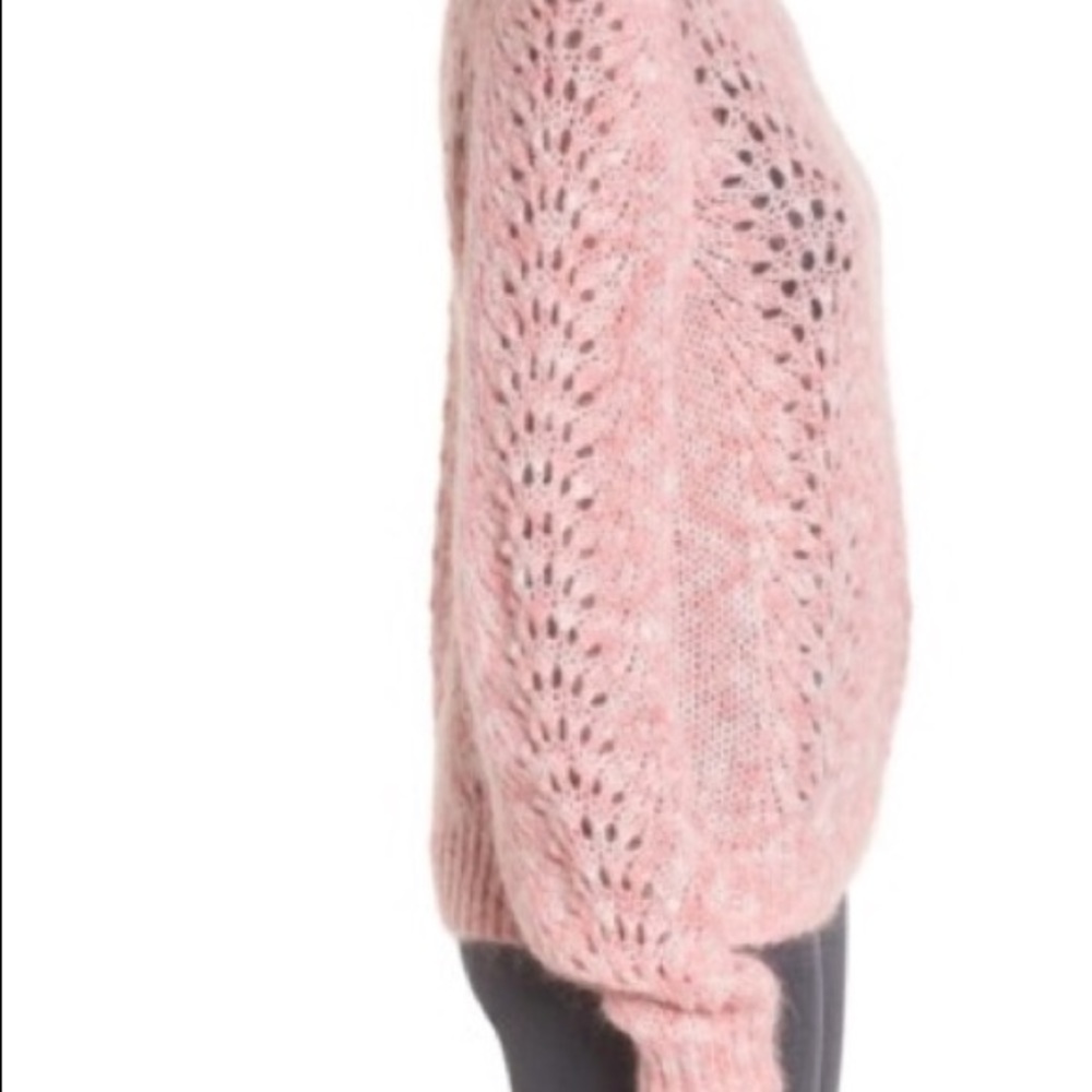 Topshop Strawberry Cream Open Knit Sweater… - Picture 4 of 6